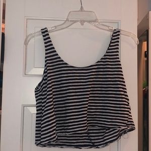 Forever 21 Striped Crop Top